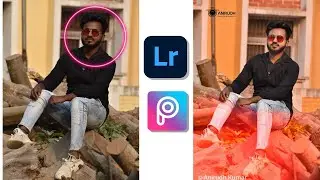 Lightroom colour change | how to change background colour anirudh editing zone | red and yellow tone