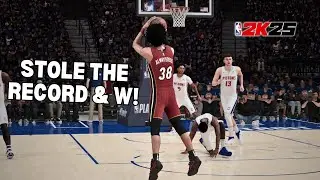 100 POINT TRIPLE DOUBLE 😳 + BROKE My Own Steals Record! | NBA 2K25 Playoffs