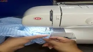 Tips for hemming sleeves, collars and hems of garments