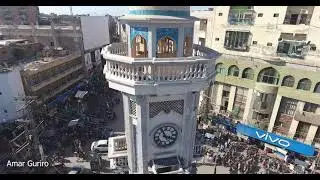 Sukkur city aerial view - drone Footage