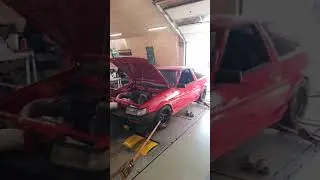 AE86 Beams turbo dynorun