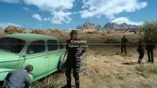 Final Fantasy XV - Highway Helper (Rescue Mission) Help Man with Stuck Car Give Repair Kit PS4 Pro
