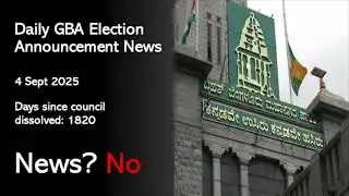 Have BBMP / GBA Elections Been Announced Yet? Day 75