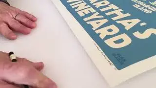 Martha Vineyard Map art flyover