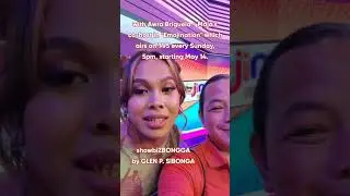 with Awra Briguela as Maja Salvador's co-host in TV5's game show 