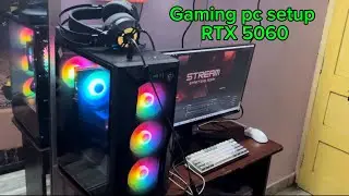 My NEW Gaming pc  setup | RTX 5060 GEFORCE