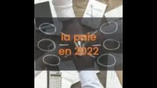 Paie 2022   principaux changements