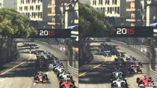F1 2015 PS4 vs PC Comparison