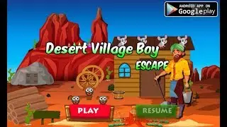 Desert Village Boy Escape walkthrough AVMGames.