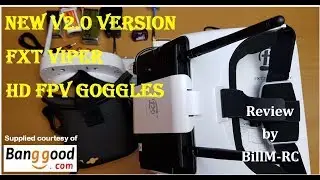 Обзор очков FPV FXT VIPER 5.8GHz Diversity HD версии V2.0