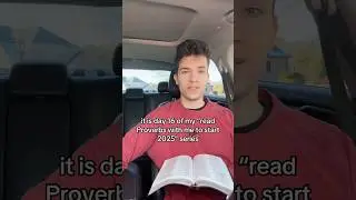Read Proverbs with me to start 2025! - Day 16 #bible #proverbs #christian #biblechallenge #shorts