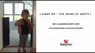 Babydan GuardMe black gate.