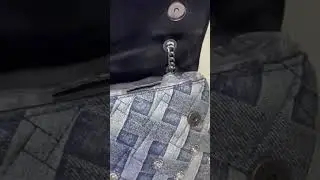 Kurt Geiger Denim Kensington Bag #vintagedenim #shorts