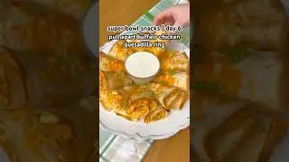 Pull Apart Buffalo Chicken Quesadilla Ring ⭐️ Recipe in Description