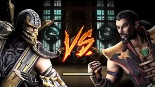 Mortal Kombat Complete Edition Scorpion and Subzero win fight