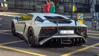 Supercars in London 2021 [ 40 ] (LaFerrari, Aventador SV, x2 720S, GT2RS, SVJ Roadster, X3 SF90,...