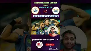 NEWS: LSG won the Match No.39 IPL 2024 - CSK vs LSG Dream Team -Cleansweep Team #shorts #viral #live