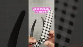 Easy, no-sew headband is fun and quick to make. #nosew #easycraftideas #easycrafts