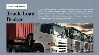 Truck Finance Loan Sydney &ndash; Fast Approval, Flexible Terms, Competitive Rates
