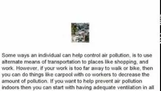 Air Pollution Control Measures