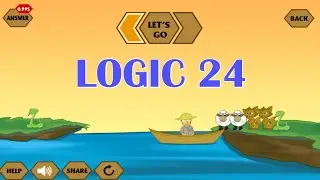 River Crossing IQ Game - Logic 24