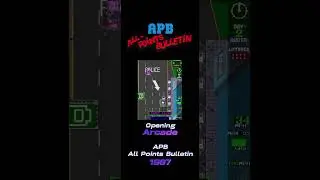 APB All - Points Bulletin Opening Arcade #arcade #videogames #retro #apb #all #points #bulletin