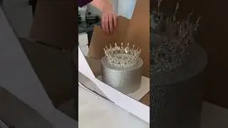 Как сделать СЕРЕБРИСТЫЙ ВЕЛЮР на торте от Натальи Ладутько
