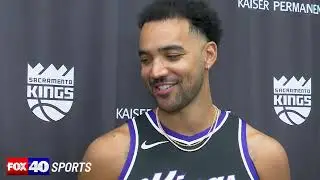 Kings forward Trey Lyles - Sacramento Kings Media Day 2024