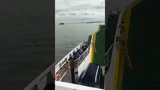 kondisi alur penyebrangan Kariangau #kapalFerry #passangership #ship