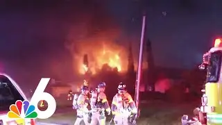 Tesla found in garage where massive Miami Springs house fire started