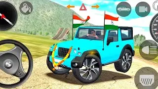 Modified Mahindra Thar Car Game | car | desi real game Gadi Wala Car Game Game play 