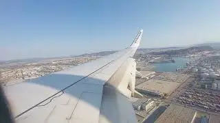 Ryanair Boeing 737-800 9H-QCI sunrise landing at Barcelona El Prat - 4K