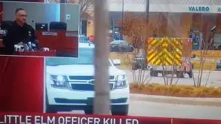 Little elm detective Jerry Walker, shot in the line of duty.