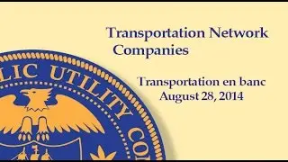 Transportation Network Companies