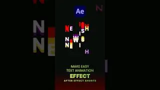 After Effects Text Animation and Motion Made Simple: Tutorial #shorts