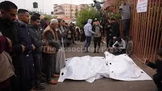 Relatives gather to mourn 4, including 3 children, killed in Israeli strikes on Khan Younis