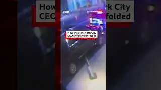 How the New York City CEO shooting unfolded. #NewYork #BrianThompson #BBCNews
