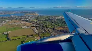 [4K] – Incredible Dublin Landing – Aer Lingus – Airbus A320-200 – DUB – EI-DEF – SCS 1251
