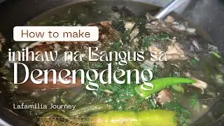 Inihaw na Dagupan Bangus Sa Denengdeng Na Dahon Ampalaya!! inapoy Pay ah!!! Try no na Ganito luto