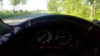 Разгон 0-100 км/ч BMW E34 M50 2.5 с прошивкой AC Schnitzer с 4000 об/мин