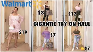 GIGANTIC WALMART HAUL | SPRING FASHION TRY ON HAUL 2022 | Lots of Clothing, Shoes, & Jewelry! *NEW*