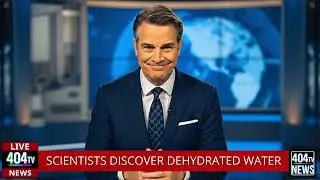 404 TV News: Scientists Discover Dehydrated Water!  #404tv #parodycomedy