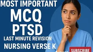 Post-Traumatic Stress Disorder (PTSD) MCQs | Nursing Exam Preparation
