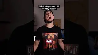 I was going for like a post hardcore vibe lol