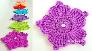 CROCHET Flower Tutorial EASY