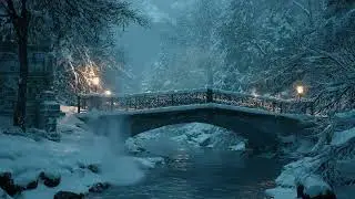 Enchanted Winter Bridge 🎄 Medieval Music for Peaceful Sleep & Focus (1H)