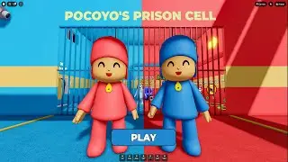 POCOYO VS RED POCOYO PRISON RUN! (Obby) New Secret Obby - All morphs unlocked #scaryobby #roblox