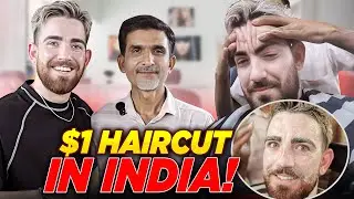 $1 HAIRCUT IN INDIA! 🇮🇳
