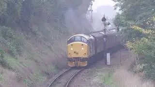 37508 leaving Bewdley 2nd October 2025