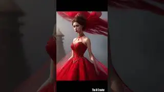 Red Dresses Designed By AI #Ai #red #dress #art